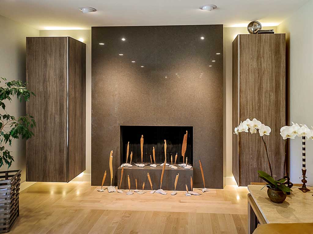 custom fireplace surround